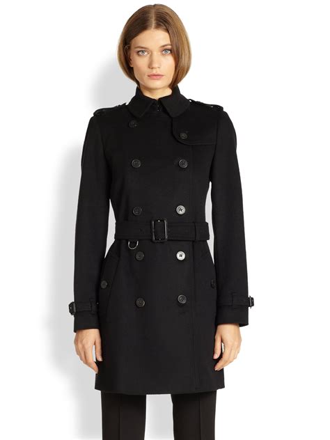 burberry trench coat black.